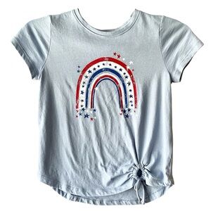 Maurices Kids patriotic Rainbow Graphic T-Shirt - Blue